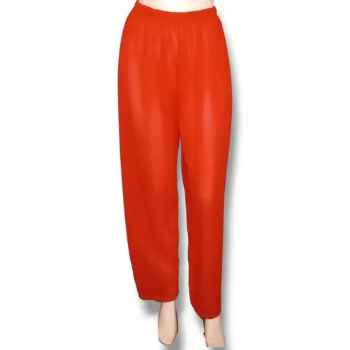 Vintage Kelly Reed 2 Pc Pajama Set-Medium-Embroidered Floral Yoke-Sheer-NEW