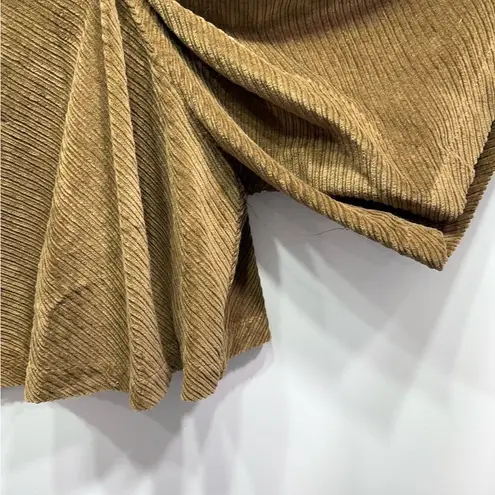 Ivy Collectibles Brown Corduroy Skort Shorts Cottagecore NEW Size 12