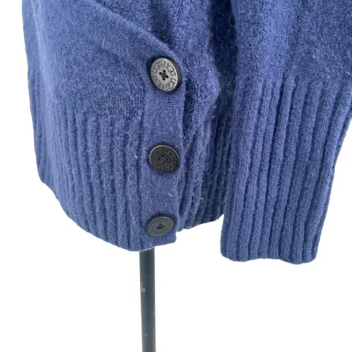 UGG  Blue Acrylic Blend Wrap Button Long Sleeve Sweater Size‎ Large - Image 3