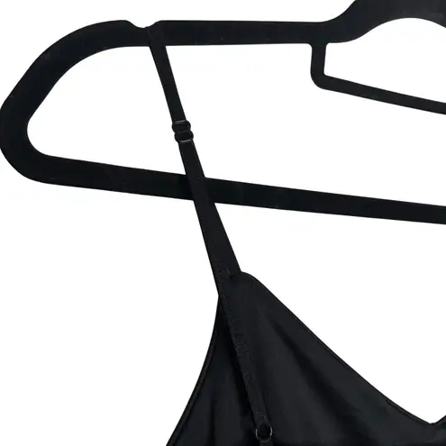 Nuage Latrice Sequin Spaghetti Strap Midi Dress Black Size Small Party Holiday