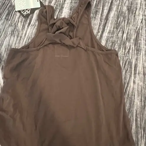 Chaser Black Sleeveless Ruffle Top