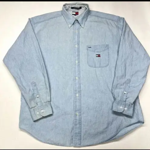 Tommy Hilfiger  Light Blue Casual Button Down Shirt - Image 1