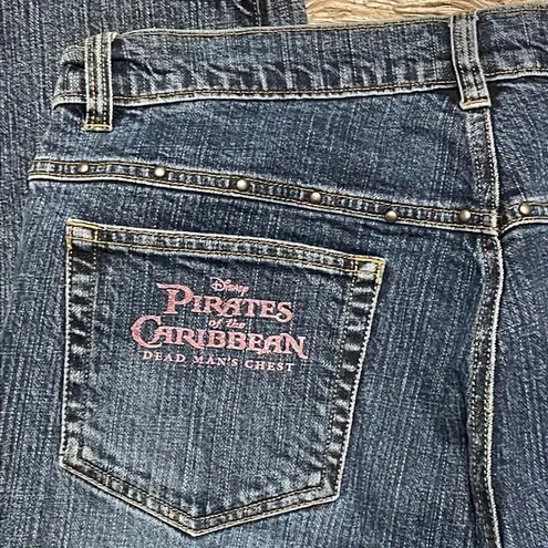 Disney  Pirates Of The Caribbean Woman’s Straight Leg Blue Jeans