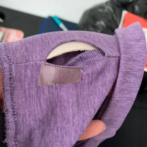 Bombshell sportswear Angel Sports Bra Violet Purple Womens Small