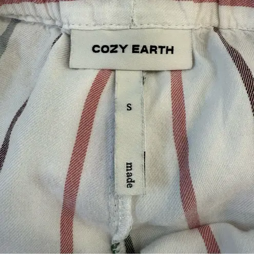 cozy earth Women's Soft Woven Pajama Pant Cottage Stripe Size Small