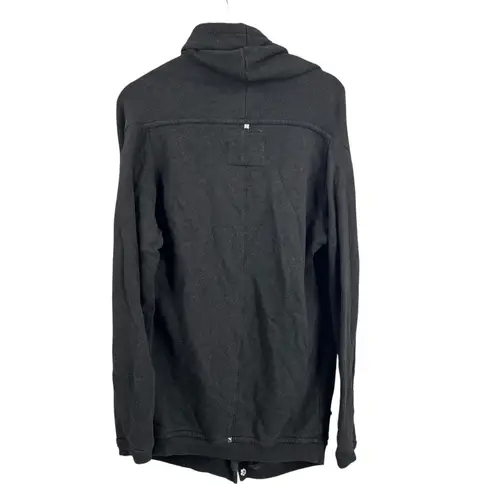 Wilfred Free Aritzia Black Shawl Collar Zip Cardigan Jacket Women's Small