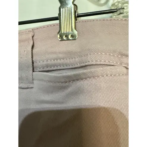 DIP Women's Size 16 Cropped Wide Leg Pants Jeans Lavender Casual Comfort Purple