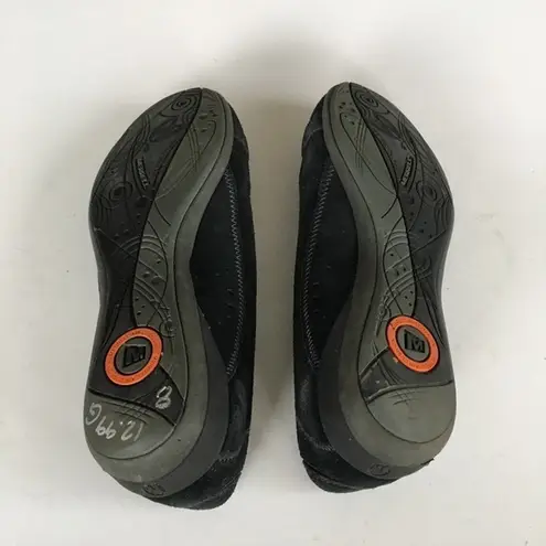 Merrell Allegro flats black suede Slip On Womens Size 8 Shoes