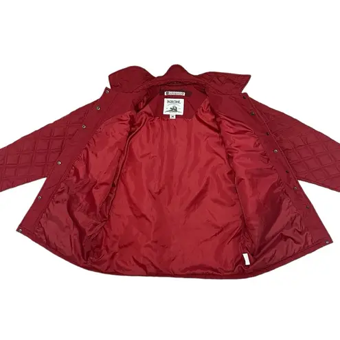 Pacific trail Jacket Women's Size Medium Quilted Red Fleece-Lined