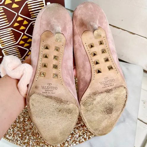 Valentino Garavani Suede “Rockstud Killer Stud 90mm” Pumps