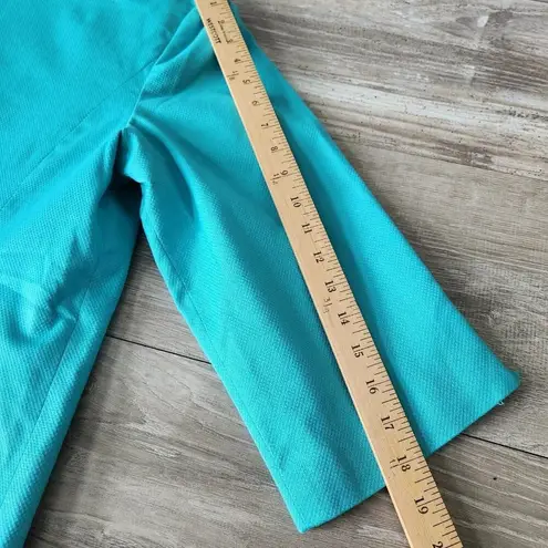 Bob Mackie Wearable Art Teal Blue Butterfly Zip Blazer Jacket New Womens Size L