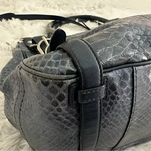 Coach  17551 Exotic Embossed Python‎ Leather Sierra Carryall Bag Handbag Rare HTF