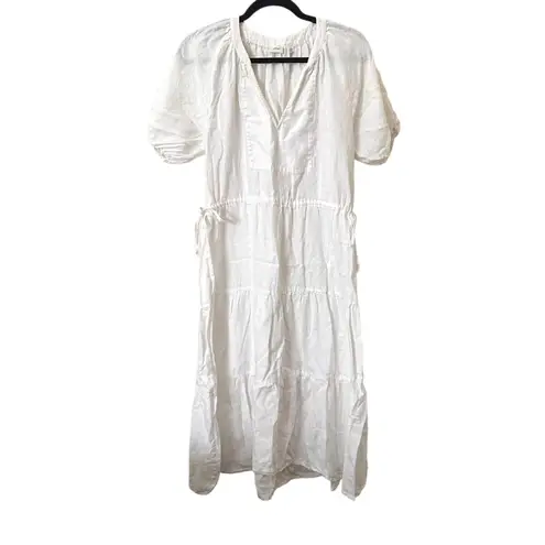 Aritzia  Wilfred Decadence Linen Midi Dress White Small