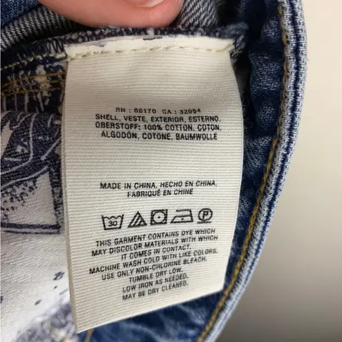 Pilcro and the Letterpress Anthropologie Hyphen Boy Fit Fringe Crop Jeans 28