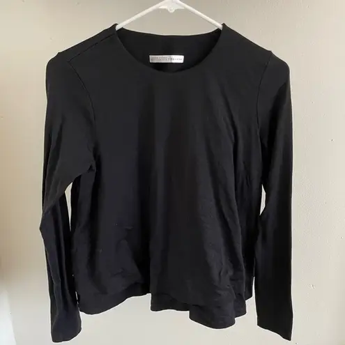 Susana Monaco Performance x Equinox Long Sleeve Workout Top Black (XSmall)