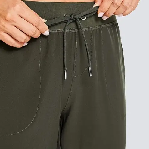 CRZ Yoga Women's Lightweight Workout Joggers, Dark Olive, Size XL, NWT