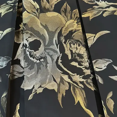 MSK Floral Skirt with R&K Evening Velvet Top Sz 10/12 Black