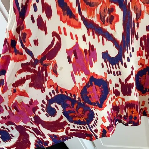 Donna Morgan Colorful Aztec Watercolor Print Dress