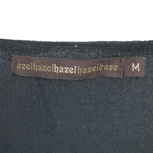 Hazel | Medium | Sequin & Beaded Lightweight Zip Up Bomber Jacket Style Sweater Black