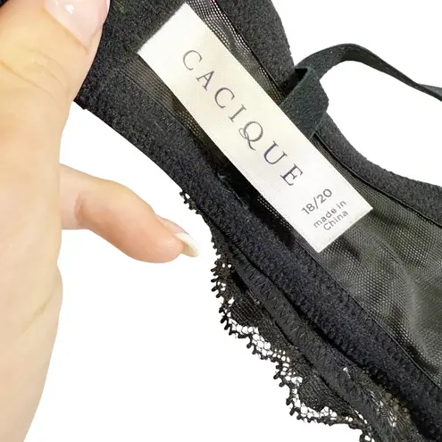 Cacique Lane Bryant Scallop Lace Unlined Playsuit size 18/20