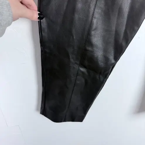 City Chic NWT Faux Leather Weekender Pant Ankle Black Plus Size 18 NEW