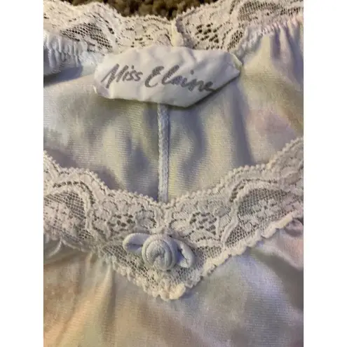 Vintage Miss Elaine Nightgown and Matching Robe Womens L Used Some Wear Size L