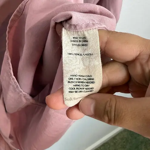 Soft Surroundings Soft Surrounding’s Washed Tencel Tunic Top Petite Small