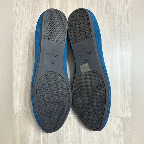 Rothy's The Square Retired Color Pacific Blue Loafers