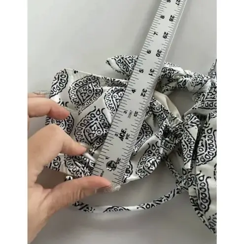 Eberjay Eberjey Bikini Top Womens Small Batik Print Lola Halter Tie Front Made in USA