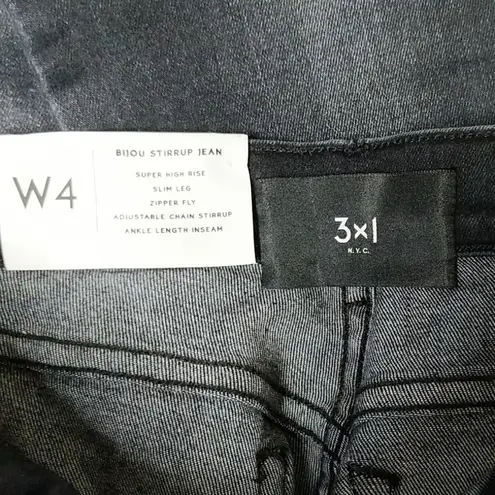 3x1  Bijou Chain Stirrup Skinny Jeans - Sz 23 - NWT