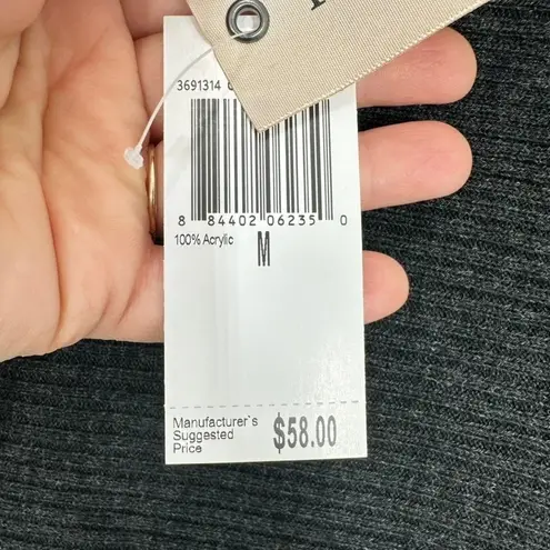 Philosophy Republic Clothing Charcoal Heather Gray Knit Sweater Women's Pullover Size L