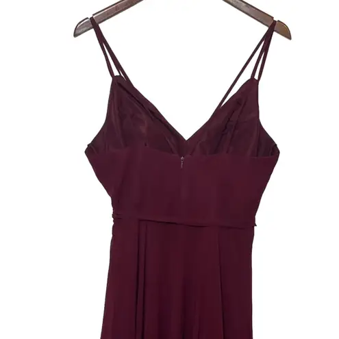 Marchesa Notte Valentia Gown Women’s Size 8 Burgundy A