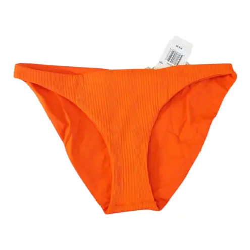 l*space  Camacho Bikini Bottom Red Poppy Ribbed Women's Size Medium NWT - Image 11