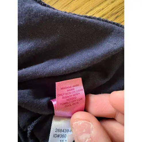 Victoria's Secret PINK New York Yankees Short Sleeve T Shirt Size Large Preppy Blue