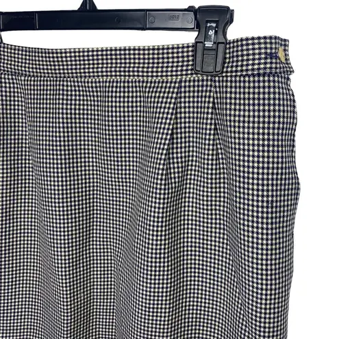 Pendleton VTG  houndstooth pencil midi skirt