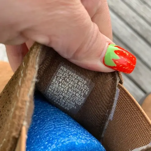 Earth Spirit Brown Leather Ankle Boots womens 8.5 fall summer boho