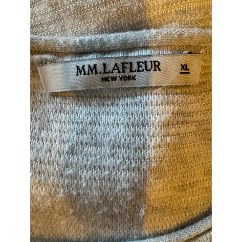 MM.LaFleur Shirt Women XL Gray Heathered Knit Sleeveless Tank Top Preppy Luxury