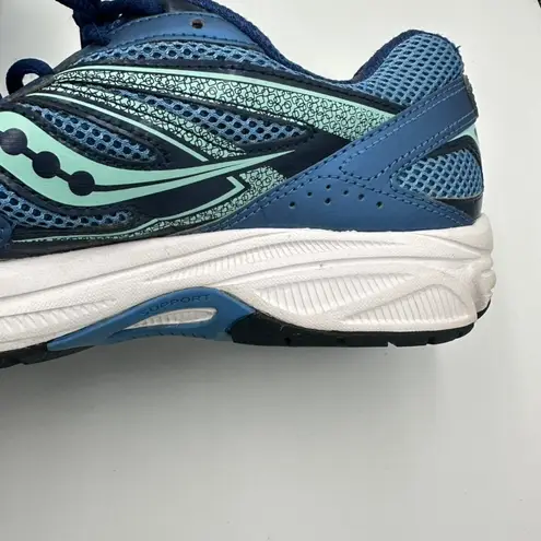 Saucony Cohesion 9 Womens Running Shoes Athletic Sneakers Blue Coral Women's 10