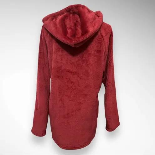 EMERSON STREET CLOTHING CO. Women's Hoosiers Red Plush Hoodie Medium | EUC