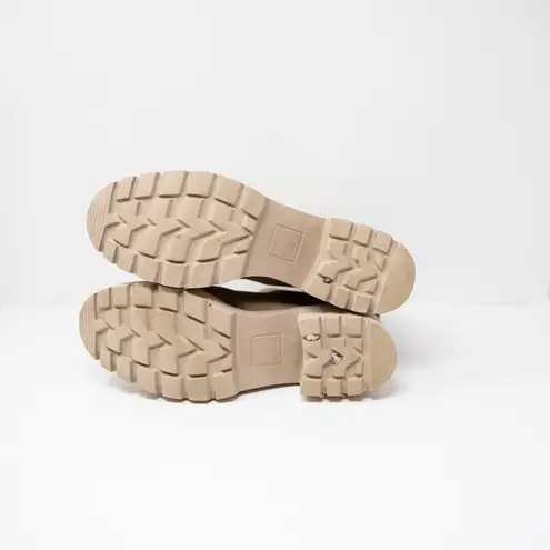 Dolce Vita Hawk H2O Pull On Ankle Lug Sole Booties Shoes Mushroom Suede 11