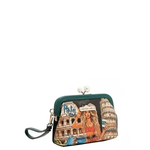 Nicole Lee Nicole Lee USA Chelsea Pearl Kiss-Lock Coin Purse