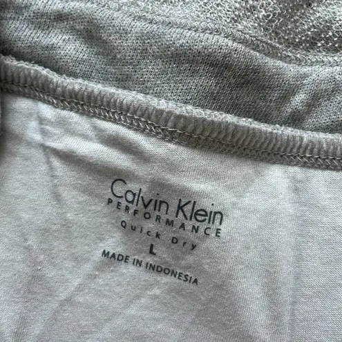 NWT Calvin Klein performance quick dry jersey comfy maxi tank dress Gray Size L