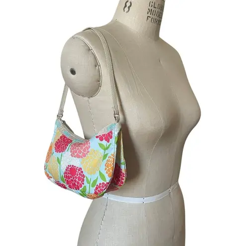 LeSportsac Mini Tote Shoulder Bag in Bright Peony Print