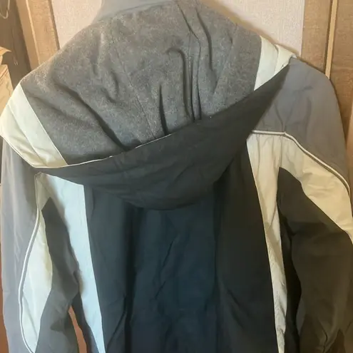 Arizona Jeans Arizona Jean Company Black and Gray Ski & Snowboard hooded Jacket medium