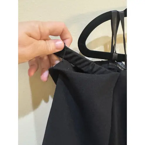 Adrianna Papell ‎ AP1E209617 Flounce Sleeve Jumpsuit Black Size 14 Party Cocktail