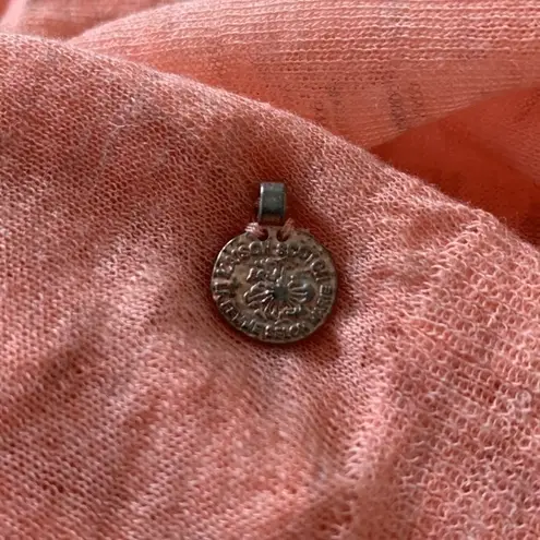 Scotch & Soda Scotch & Soda Peach 3/4" Sleeve Light Weight V-Neck Sweater Size 1 - Image 7