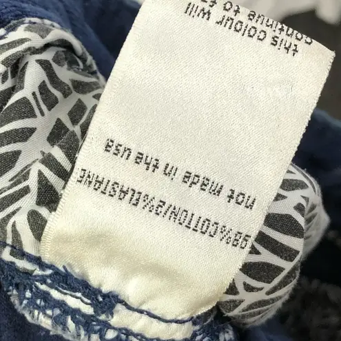 Vintage Y2K Mambo Navy Blue Purple Button Corduroy Micro Mini Skirt 8