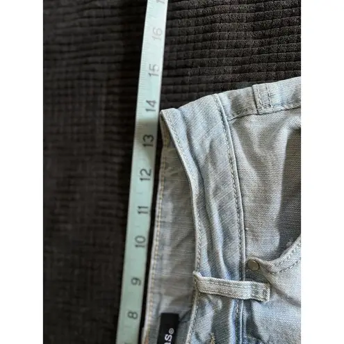 D. Jeans Light Wash Capri Pants Size 6 Mid Rise Pockets Zip