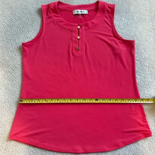 Jones Studio Sleeveless Pink Scoop Neck Blouse in M