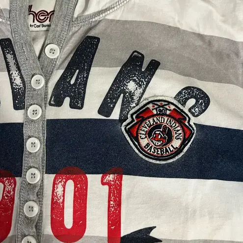 cleveland indians | hoodie sweatshirt Gray Size L